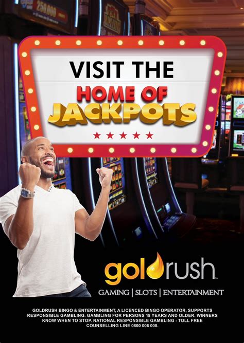 Goldrush bingo vacancies  Gauteng Mpumalanga Kwa-Zulu Natal North-West Eastern Cape Limpopo (Recently Awarded) Further significant potential for bingo licences exists in the provinces of Free State, Northern Cape and Western Cape